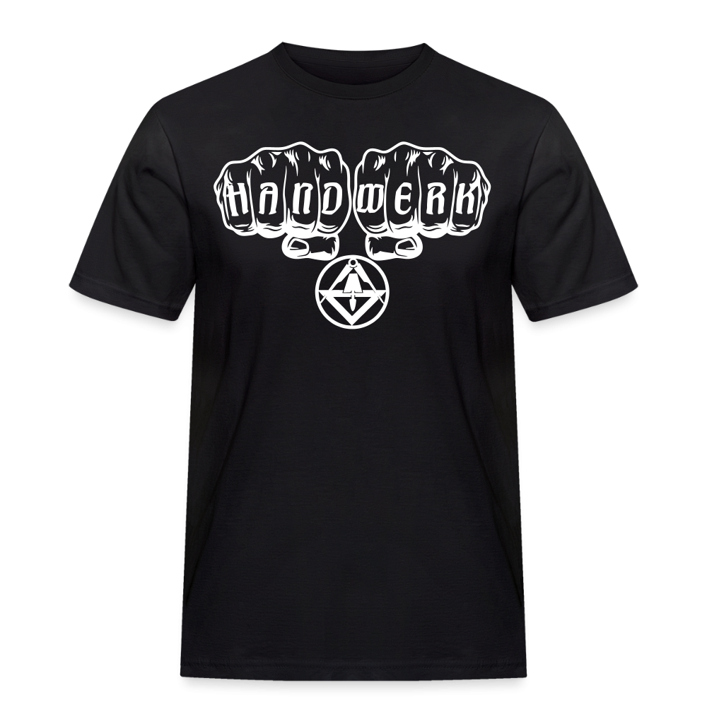 Männer Workwear T-Shirt "Stuckateur" Schwarz Männer Workwear T-Shirt {{ color }}