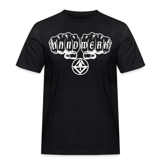 Männer Workwear T-Shirt "Stuckateur" Schwarz Männer Workwear T-Shirt {{ color }}