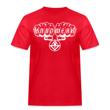 Männer Workwear T-Shirt "Stuckateur" Rot Männer Workwear T-Shirt {{ color }}