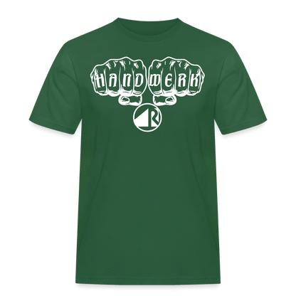 Männer Workwear T-Shirt "Raumausstatter" Flaschengrün Männer Workwear T-Shirt {{ color }}