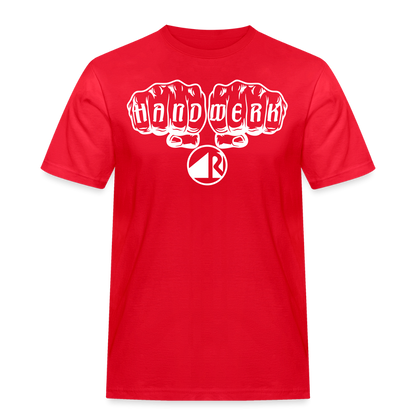 Männer Workwear T-Shirt "Raumausstatter" Rot Männer Workwear T-Shirt {{ color }}