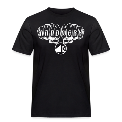 Männer Workwear T-Shirt "Raumausstatter" Schwarz Männer Workwear T-Shirt {{ color }}