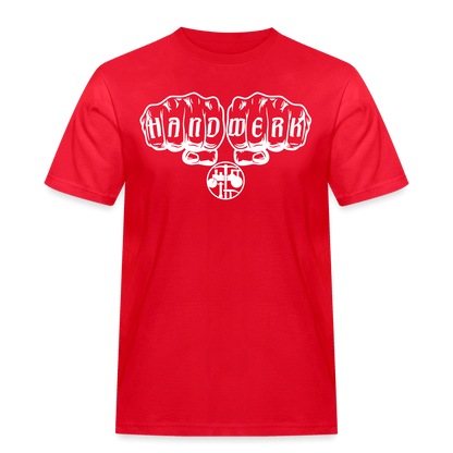 Männer Workwear T-Shirt "Strassenbauer" Rot Männer Workwear T-Shirt {{ color }}