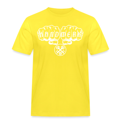 Männer Workwear T-Shirt "Schlosser" Gelb Männer Workwear T-Shirt {{ color }}