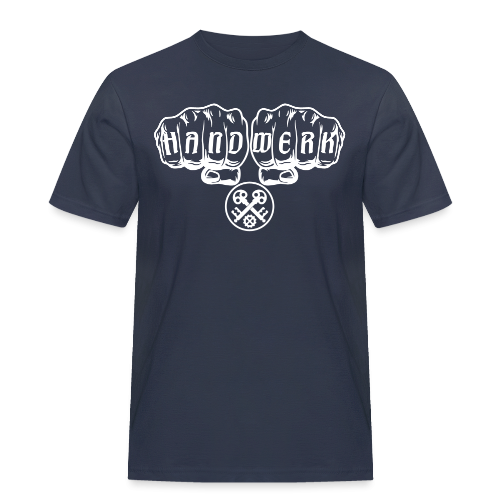 Männer Workwear T-Shirt "Schlosser" Navy Männer Workwear T-Shirt {{ color }}