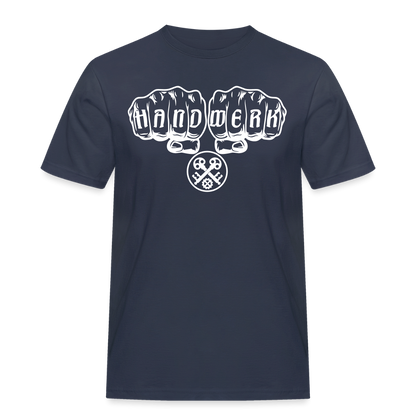 Männer Workwear T-Shirt "Schlosser" Navy Männer Workwear T-Shirt {{ color }}