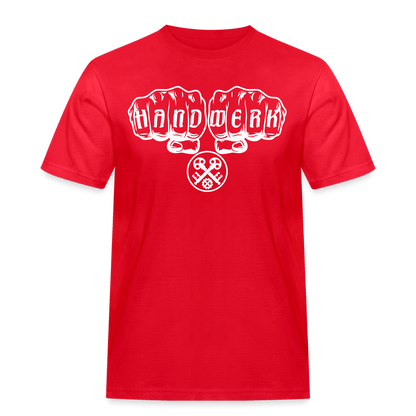 Männer Workwear T-Shirt "Schlosser" Rot Männer Workwear T-Shirt {{ color }}