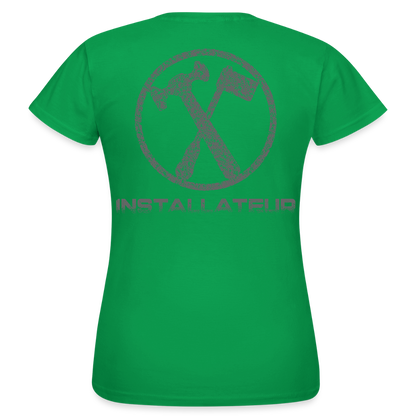 Frauen T-Shirt "Installateur" Kelly Green Frauen T-Shirt {{ color }}