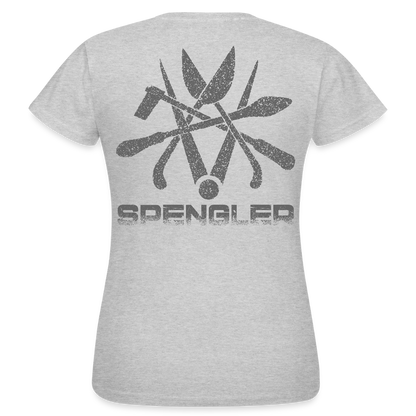 Frauen T-Shirt "Spengler" Grau meliert Frauen T-Shirt {{ color }}