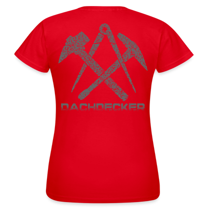 Frauen T-Shirt "Dachdecker" Rot Frauen T-Shirt {{ color }}