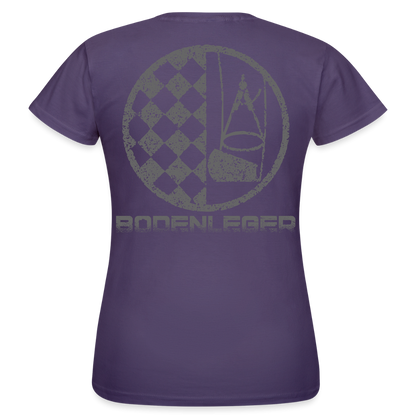 Frauen T-Shirt "Bodenleger" Dunkellila Frauen T-Shirt {{ color }}