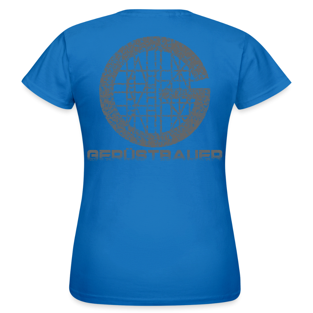 Frauen T-Shirt "Gerüstbauer" Royalblau Frauen T-Shirt {{ color }}