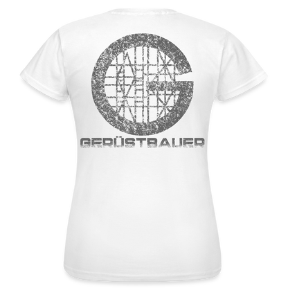 Frauen T-Shirt "Gerüstbauer" Weiß Frauen T-Shirt {{ color }}