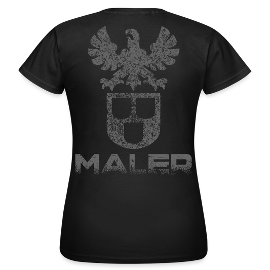 Frauen T-Shirt "Maler" Schwarz Frauen T-Shirt {{ color }}