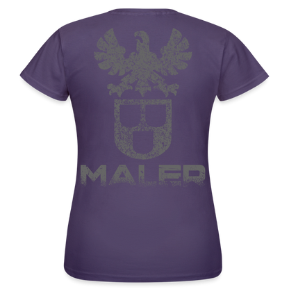 Frauen T-Shirt "Maler" Dunkellila Frauen T-Shirt {{ color }}