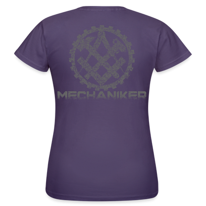 Frauen T-Shirt "Mechaniker" Dunkellila Frauen T-Shirt {{ color }}