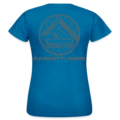 Frauen T-Shirt "Parkettleger Antikblaues Saphir meliert Frauen T-Shirt {{ color }}