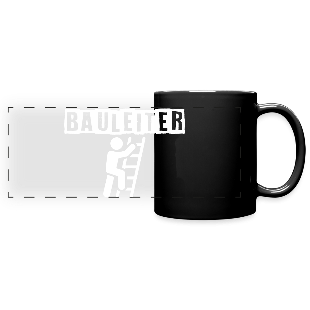 Panoramatasse schwarz "Bauleiter" Schwarz One size Panoramatasse farbig {{ color }}