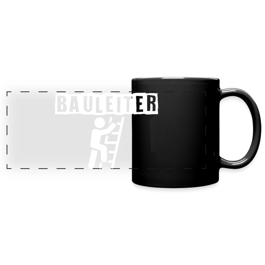 Panoramatasse schwarz "Bauleiter" Schwarz One size Panoramatasse farbig {{ color }}