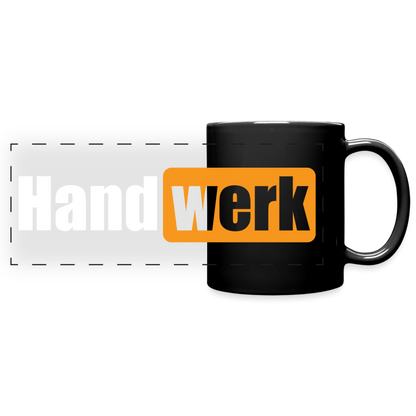 Panoramatasse schwarz "Handwerk" Schwarz One size Panoramatasse farbig {{ color }}