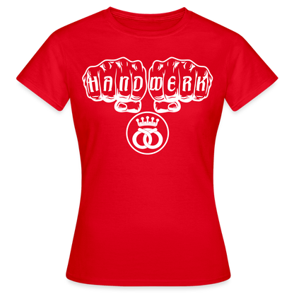 Frauen T-Shirt "Bäcker" Rot Frauen T-Shirt {{ color }}