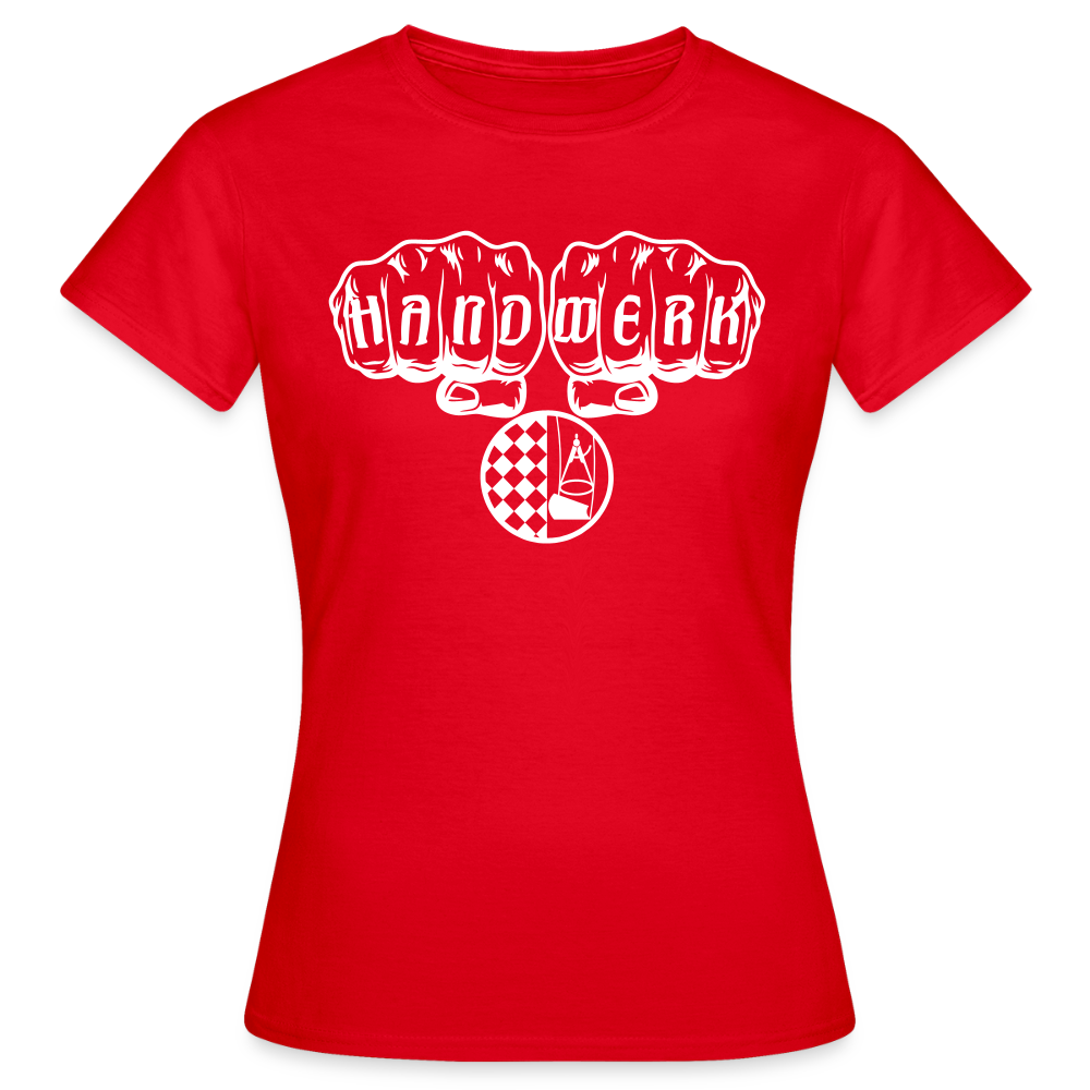 Frauen T-Shirt "Bodenleger" Rot Frauen T-Shirt {{ color }}