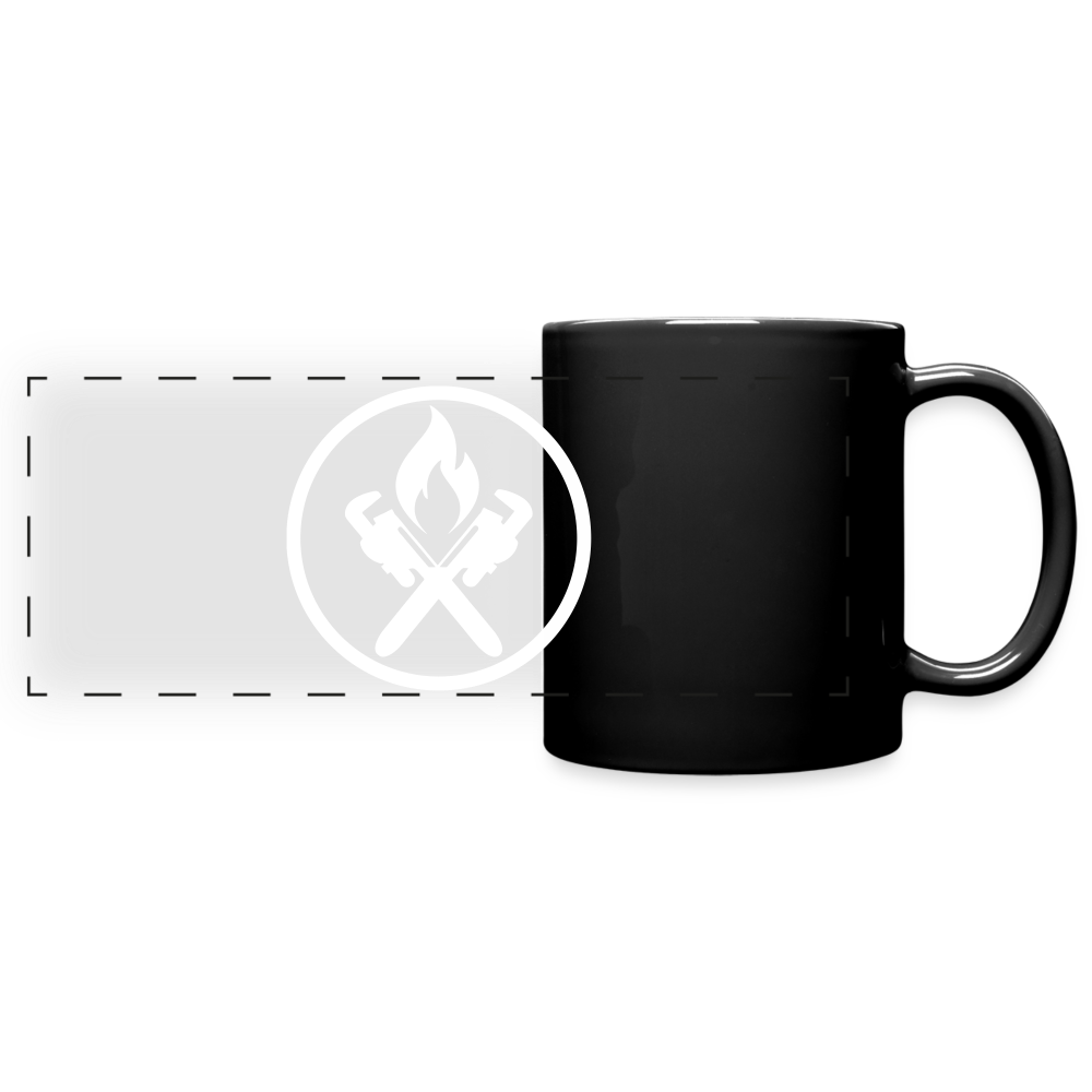 Panoramatasse schwarz "Heizungsbauer" Schwarz One size Panoramatasse farbig {{ color }}