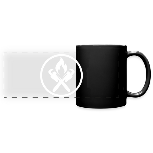 Panoramatasse schwarz "Heizungsbauer" Schwarz One size Panoramatasse farbig {{ color }}