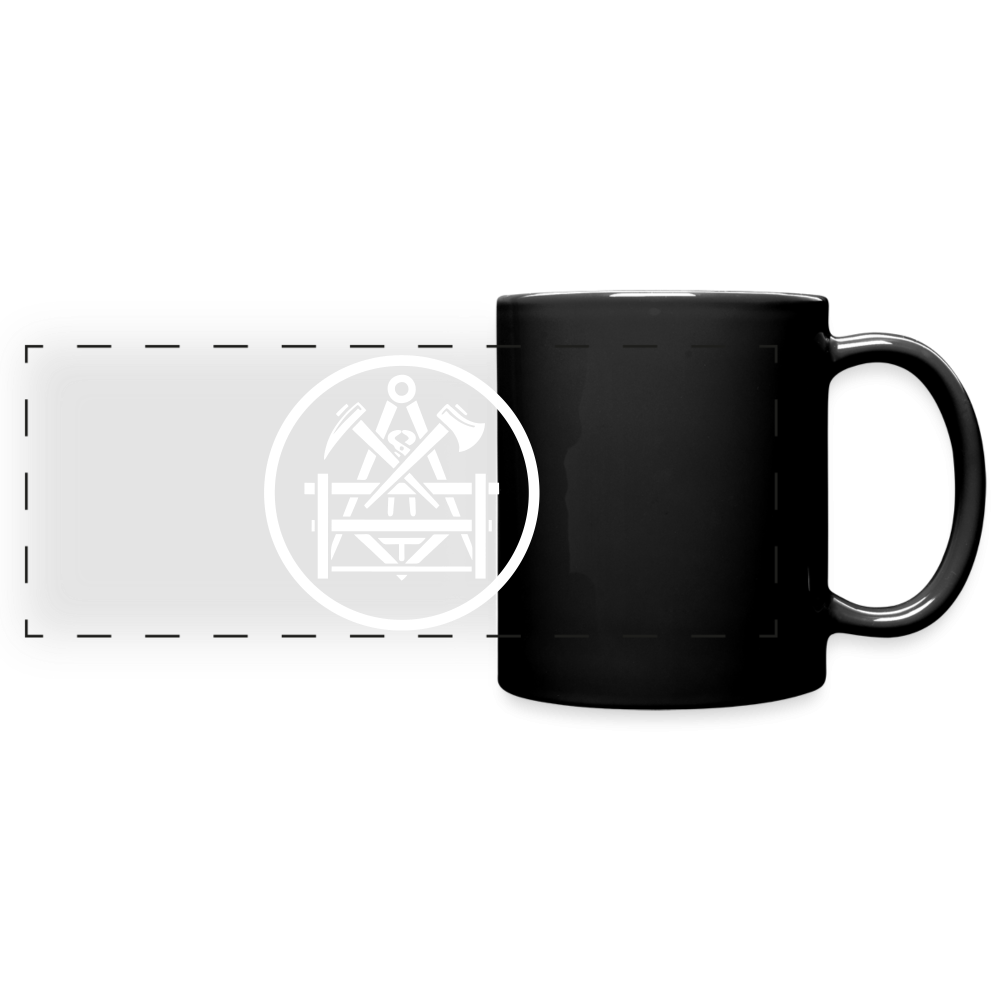Panoramatasse schwarz "Betonbauer" Schwarz One size Panoramatasse farbig {{ color }}