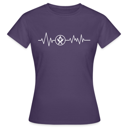 Frauen T-Shirt Heizungsbauer" Dunkellila Frauen T-Shirt {{ color }}