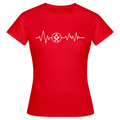 Frauen T-Shirt Heizungsbauer" Rot Frauen T-Shirt {{ color }}