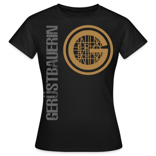 Frauen T-Shirt "Gerüstbauerin" Schwarz Frauen T-Shirt {{ color }}