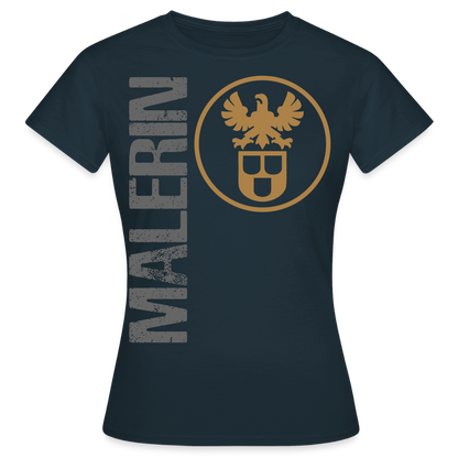 Frauen T-Shirt "Malerin" Navy Frauen T-Shirt {{ color }}
