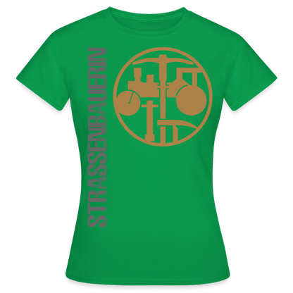Frauen T-Shirt "Strassenbauerin" Kelly Green Frauen T-Shirt {{ color }}