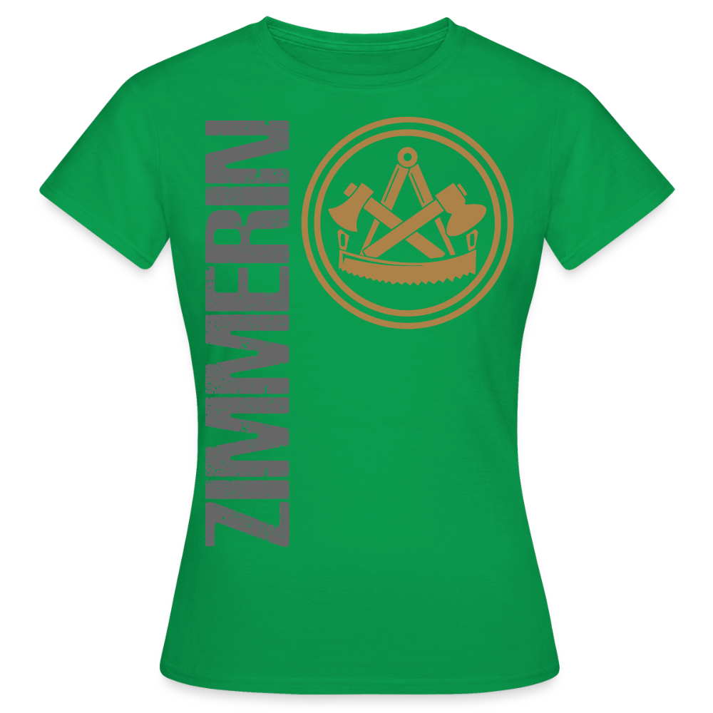 Frauen T-Shirt "Zimmerin" Kelly Green Frauen T-Shirt {{ color }}
