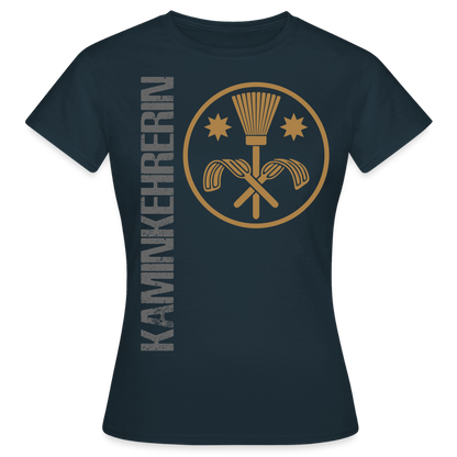 Frauen T-Shirt "Kaminkehrerin" Navy Frauen T-Shirt {{ color }}