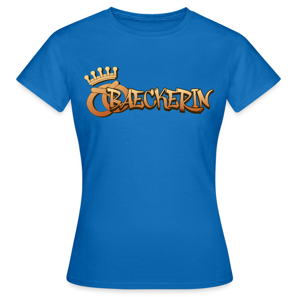Frauen T-Shirt "Bäckerin" Royalblau Frauen T-Shirt {{ color }}