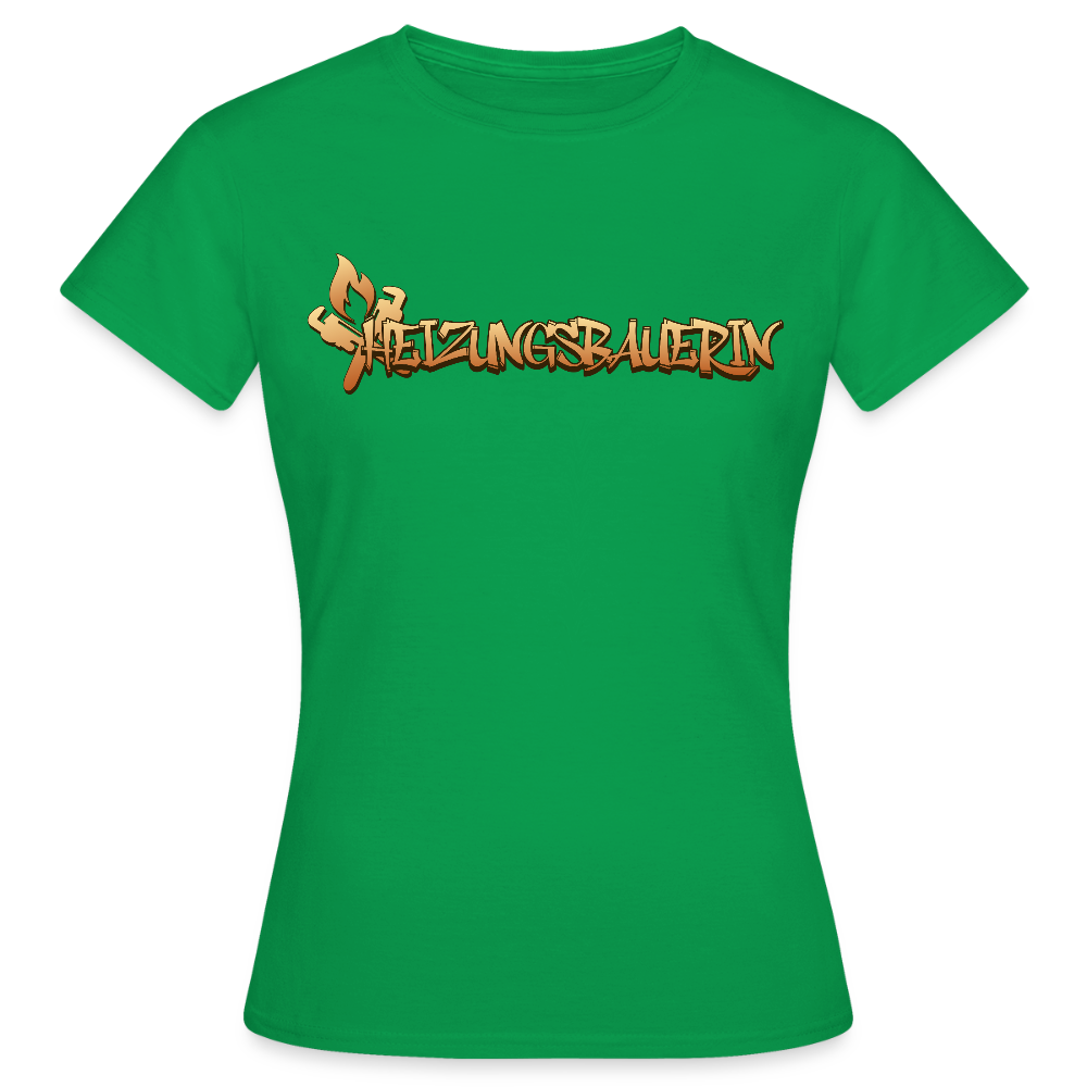 Frauen T-Shirt "Heizungsbauerin" Kelly Green Frauen T-Shirt {{ color }}