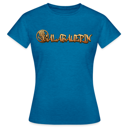 Frauen T-Shirt "GaLaBauerin" Antikblaues Saphir meliert Frauen T-Shirt {{ color }}