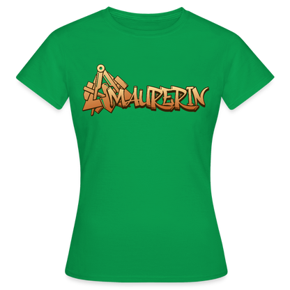 Frauen T-Shirt "Maurerin" Kelly Green Frauen T-Shirt {{ color }}