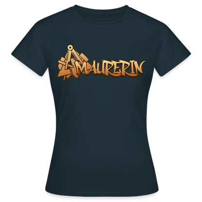 Frauen T-Shirt "Maurerin" Navy Frauen T-Shirt {{ color }}