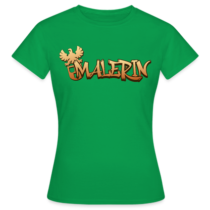 Frauen T-Shirt "Malerin" Kelly Green Frauen T-Shirt {{ color }}