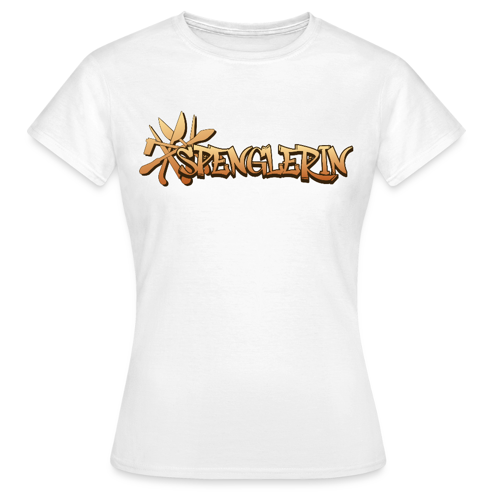 Frauen T-Shirt "Spenglerin" Weiß Frauen T-Shirt {{ color }}