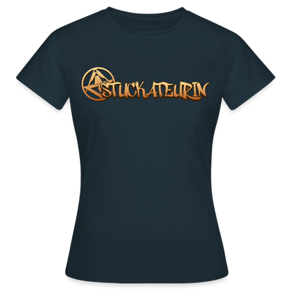 Frauen T-Shirt "Stuckateurin" Navy Frauen T-Shirt {{ color }}