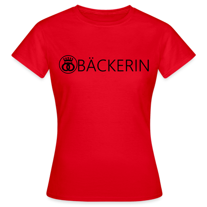 Frauen T-Shirt "Bäckerin" Rot Frauen T-Shirt {{ color }}