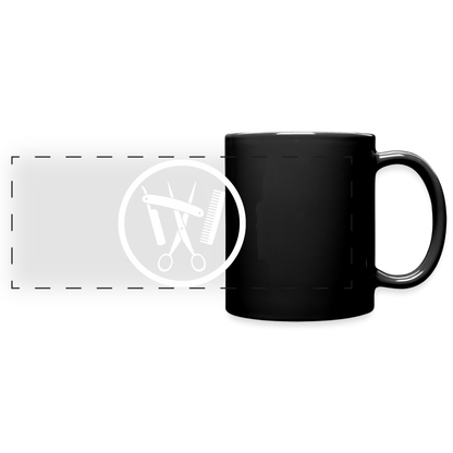 Panoramatasse schwarz "Friseur" Schwarz One size Panoramatasse farbig {{ color }}