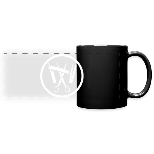 Panoramatasse schwarz "Friseur" Schwarz One size Panoramatasse farbig {{ color }}