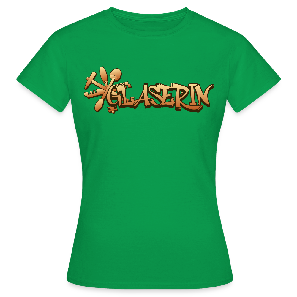 Frauen T-Shirt "Glaserin" Kelly Green Frauen T-Shirt {{ color }}