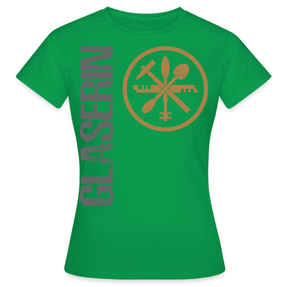 Frauen T-Shirt "Glaserin" Kelly Green Frauen T-Shirt {{ color }}