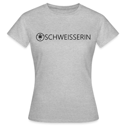 Frauen T-Shirt "Schweisserin" Grau meliert Frauen T-Shirt {{ color }}
